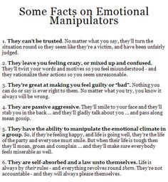 emotional manipulators